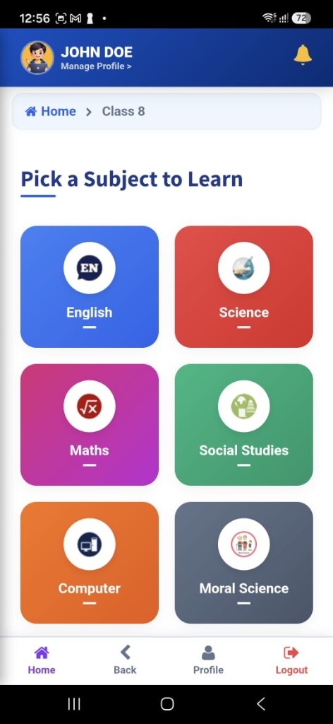 Pick a Subject to Learn